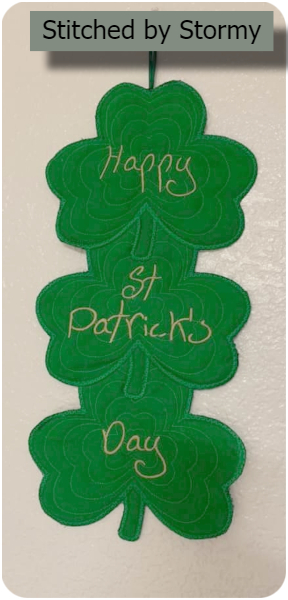 St Patricks Day Stacked Shamrock by Stormy 1