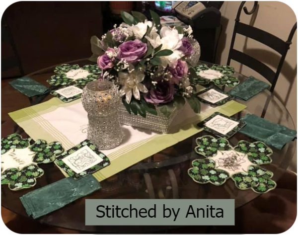 St Patricks Day Table by Anita