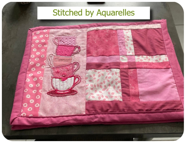 Stacked Cups by Aquarelles