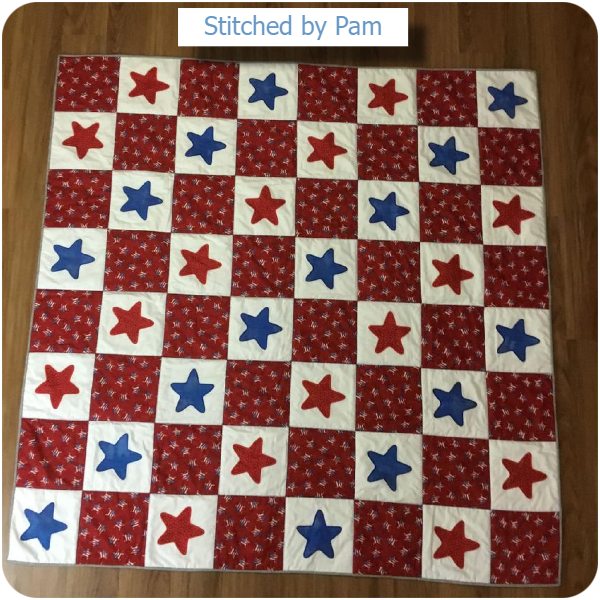 Stacked Star Quilt by Pam