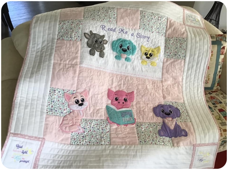 Storytime Quilt by Darina