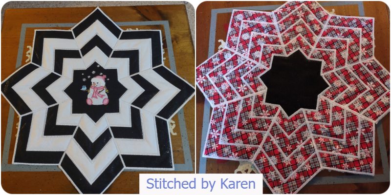 Stripey Star placemat by Karen 2
