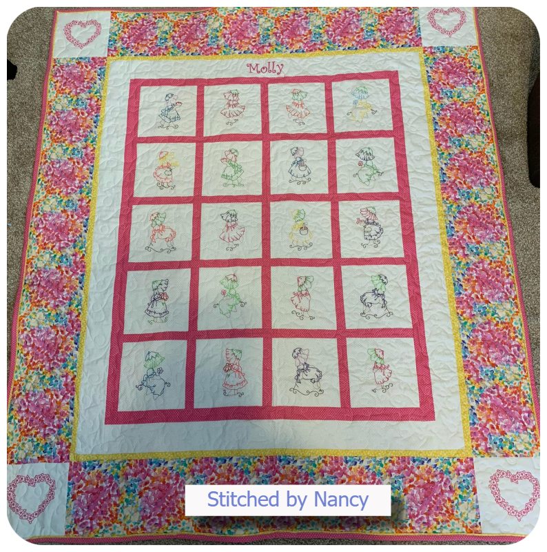 Sunbonnet Quilt by Nancy