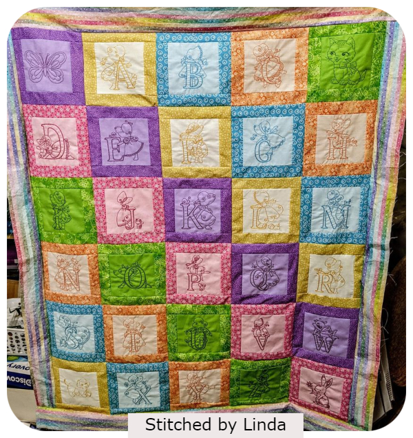 Sunbonnet Sue Quilt by Linda