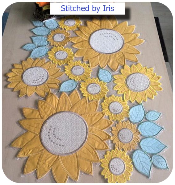 Sunflower Tablerunner by Iris
