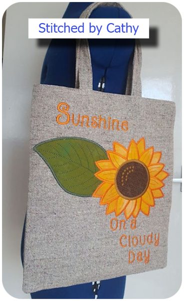 Sunflower bag by Cathy