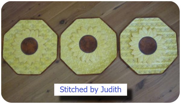 Sunflower placemats by Judith
