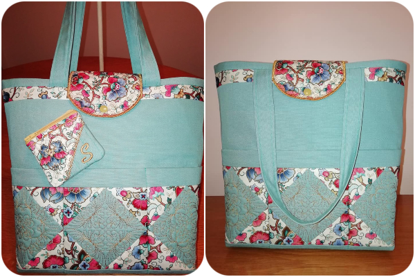 Suzanne - Quilt Swirls Bag