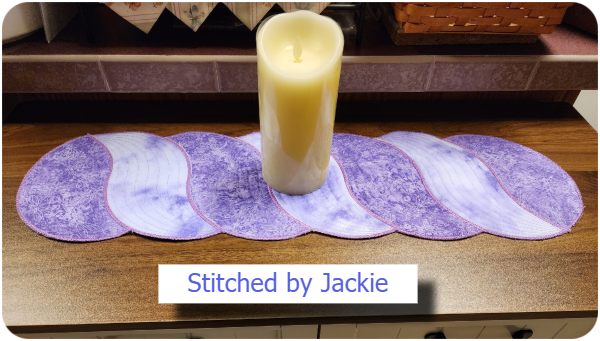 Swirly Table Runner by Jackie 2204