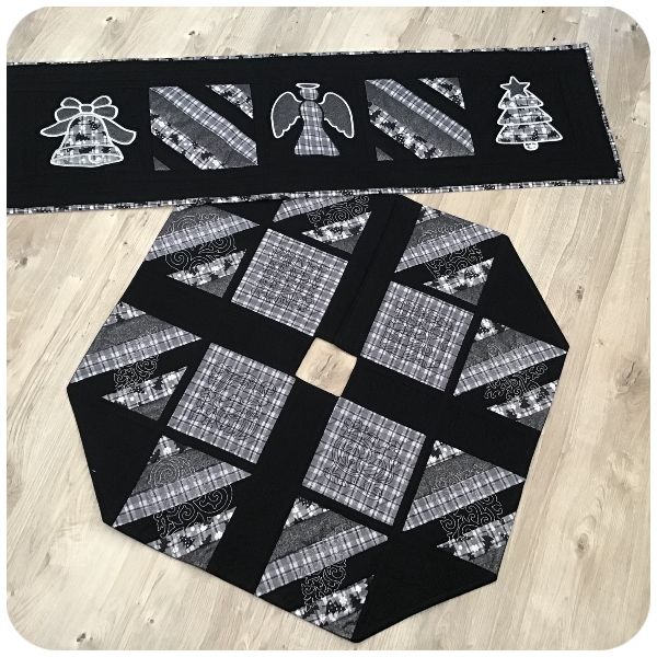 Free Christmas Tree Skirt and Table Runner