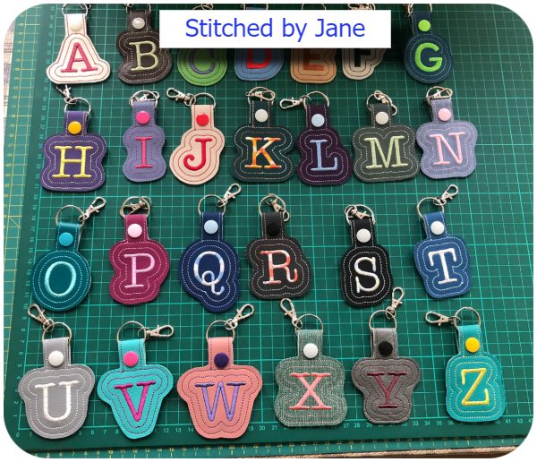 Vinyl Key rings by Jane