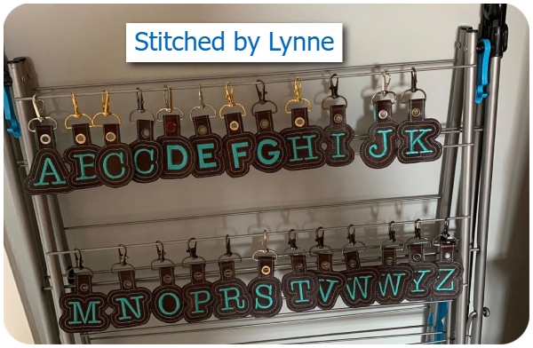 Vinyl collection key tags by Lynne