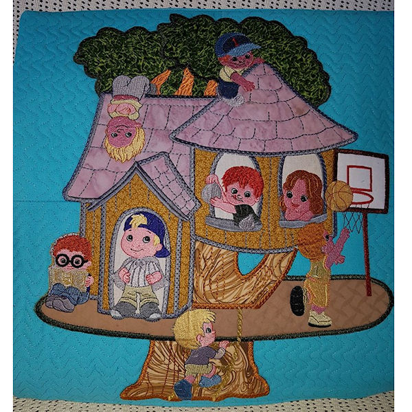 Boy Treehouse Cushion