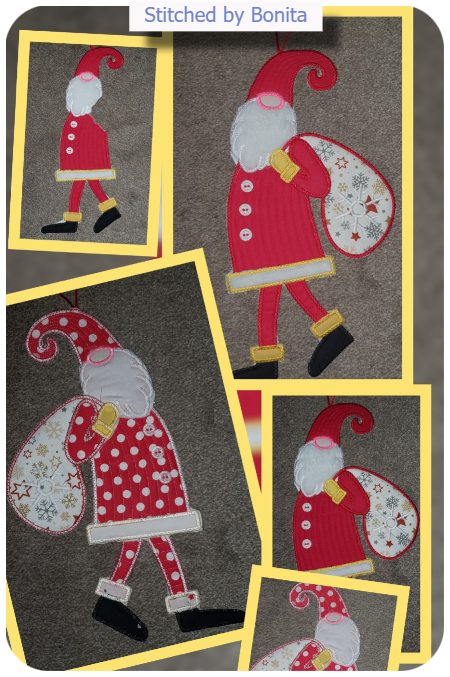 Whimsical Santa by Bonita
