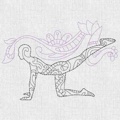 Yoga Embroidery Designs-7