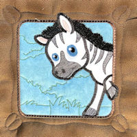 Applique Zebra