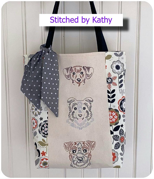 Zig zag dogs by Kathy