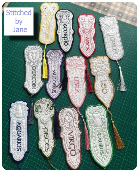 Zodiac Bookmarks by Jane