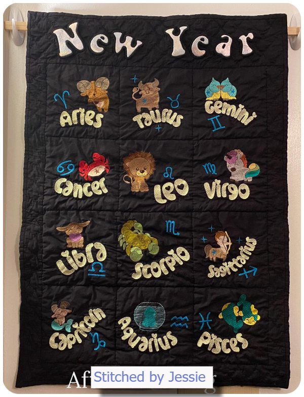 Zodiac Wall Hanging by Jessie