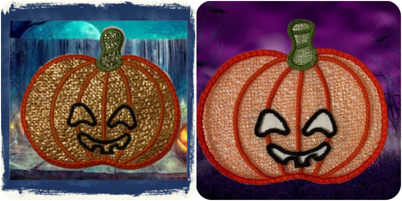 Free Standing Lace Pumpkin with Mylar by Fayes Threads