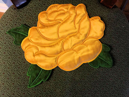 Large Applique Rose