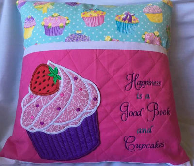 Cupcake Reading Pillow