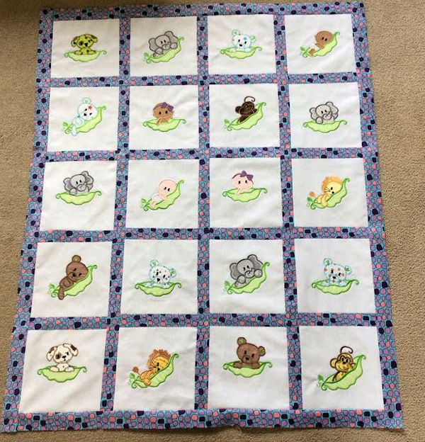 jeannie Free Pea Pod Quilt