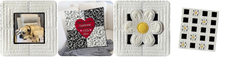 photo sample memory cushion flower idea