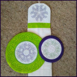 Celtic Outlines 3 (Includes ITH Coasters and Towel Topper)