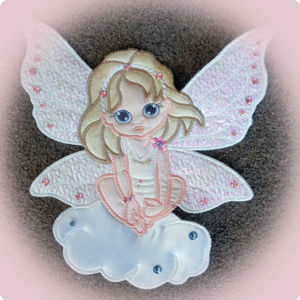 Large Angel Applique