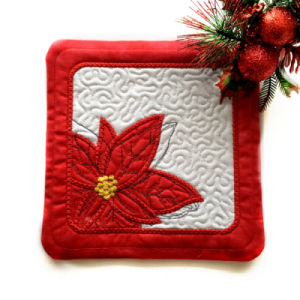 Poinsettia Coaster