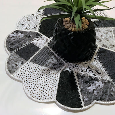 Crazy Patch Placemat - Embroidery Catalogue | Kreative Kiwi