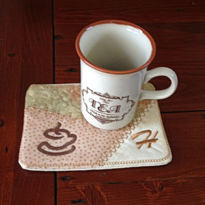 Free Crazy Patch Mug Rug