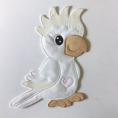 Large Cockatoo Applique