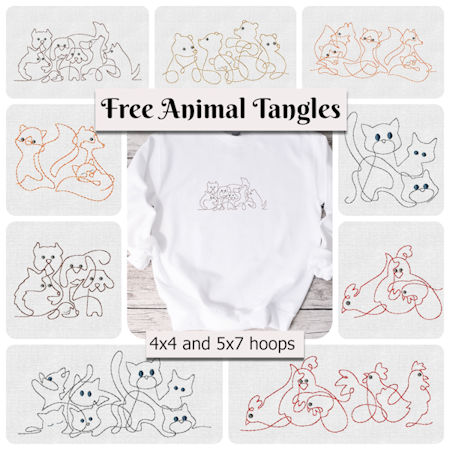 Free Animal Tangles