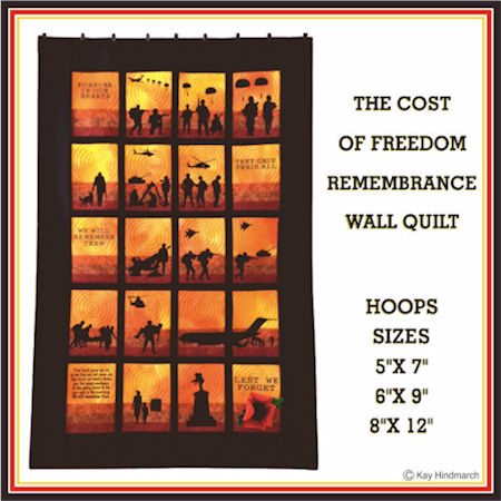 The Cost of Freedom Remembrance Quilt
