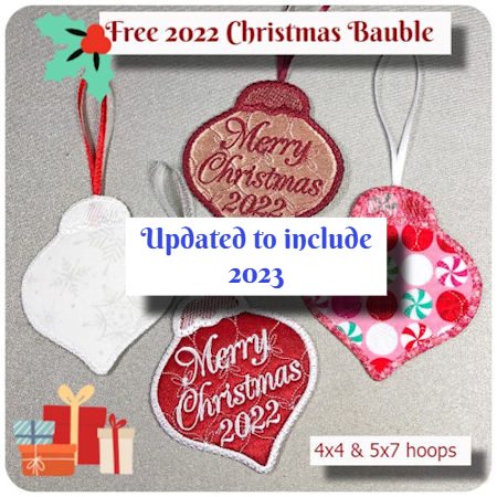 Free 2023 Christmas Bauble