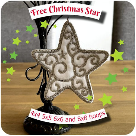 Free Christmas Star Ornament