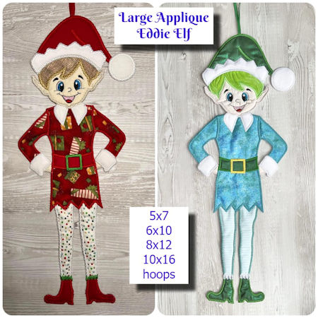 LargeApplique Eddie the Elf