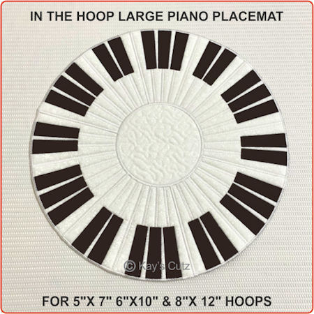 Large Piano Placemat