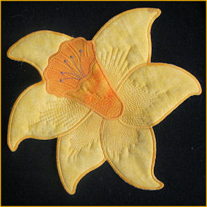 Large Daffodil Applique