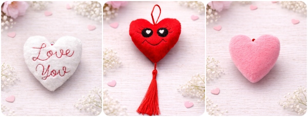 samples of free in the hoop stuffies by Kreative kiwi