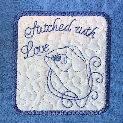 In The Hoop Quilt Label Embroidery Design Bundle