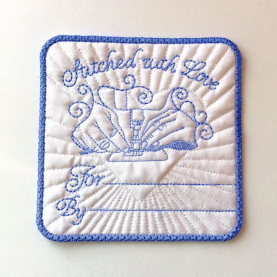 Free Quilt Label Machine Embroidery Design