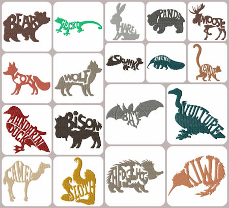 Free Embroidery Animals