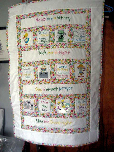 Free Nursery Rhyme Quilt