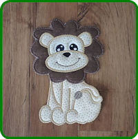 Large Lion Applique