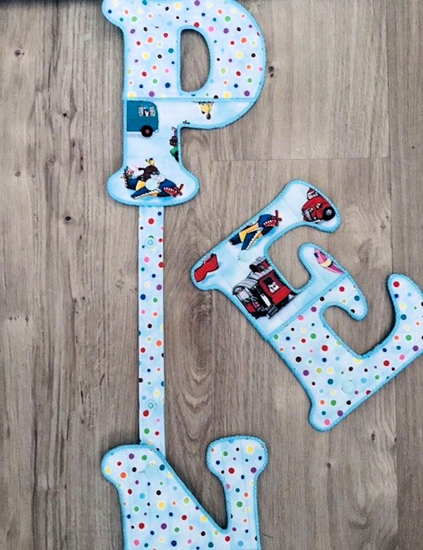 Tall Letter Banner