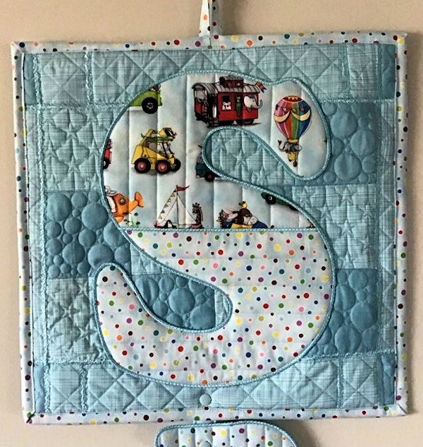 Large Applique S banner