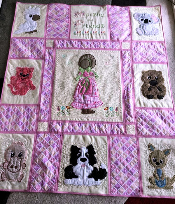 Large Sunbonnet Quilt